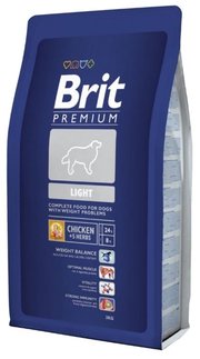 Brit Корм для собак Premium Light фото